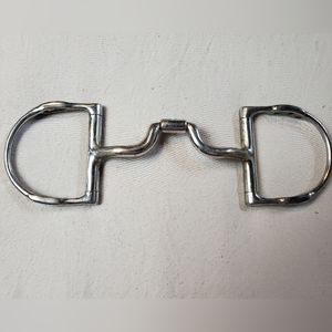 Myler Dee Bit with Hooks with Narrow Low Ported Barrel